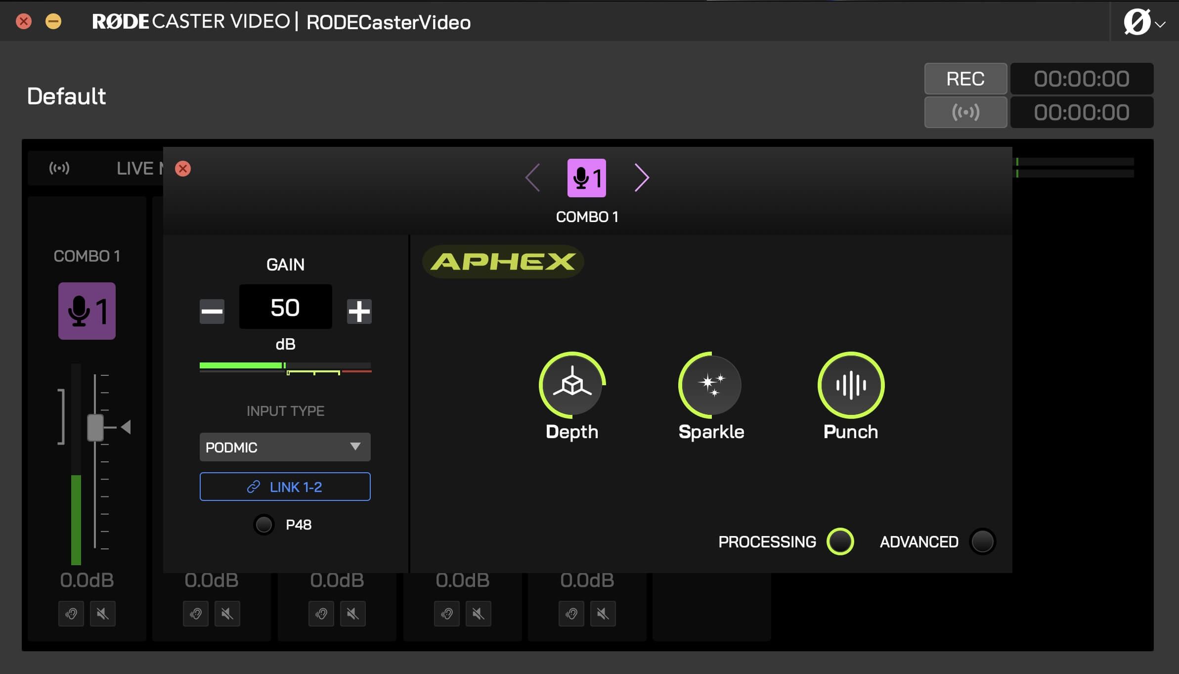 RØDECaster Video VoxLab™ editor